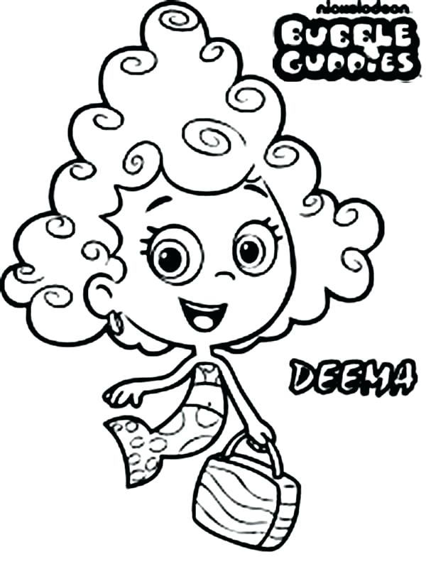 600x801 Bubble Guppies Coloring Pages Bubble Coloring Pages Bubble Guppies