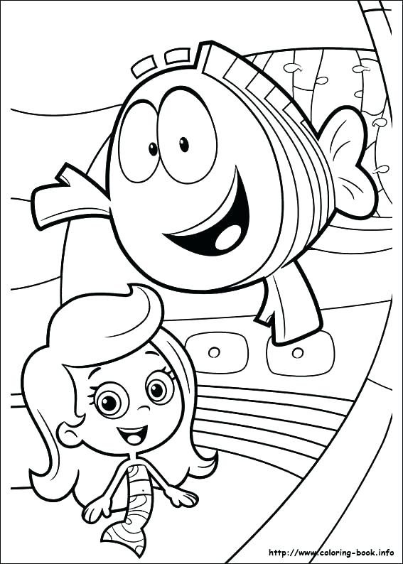 567x794 Bubble Guppies Printable Coloring Pages Bubble Guppies Coloring