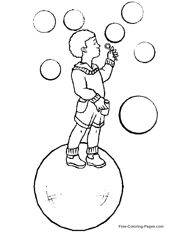 670x820 Bubbles Coloring Page Printable