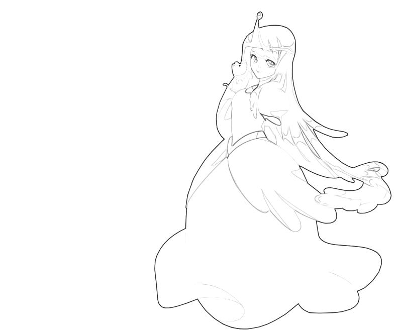 Bubble Gum Coloring Page
