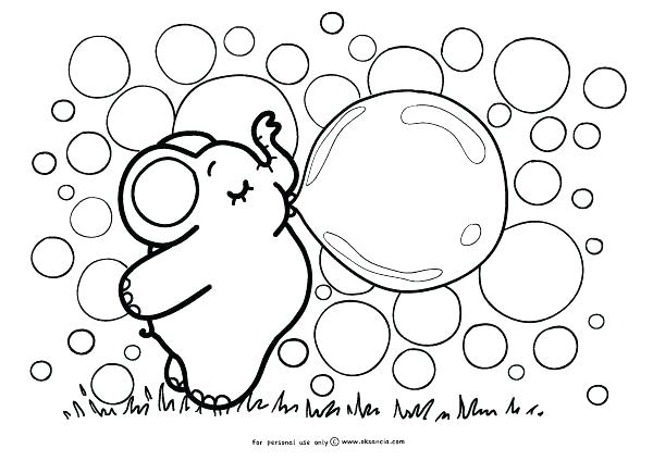 600x424 Bubble Coloring Pages Bubblegum Coloring Pages Bubbles Coloring