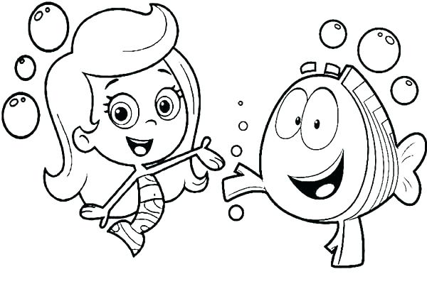 600x400 Bubble Guppies Coloring Pages Bubble Guppy Coloring Pages Bubble