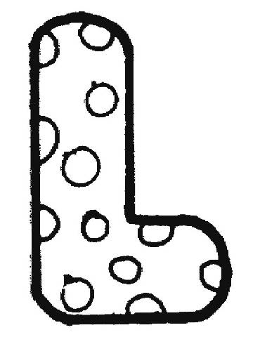 370x480 L Bubble Letter