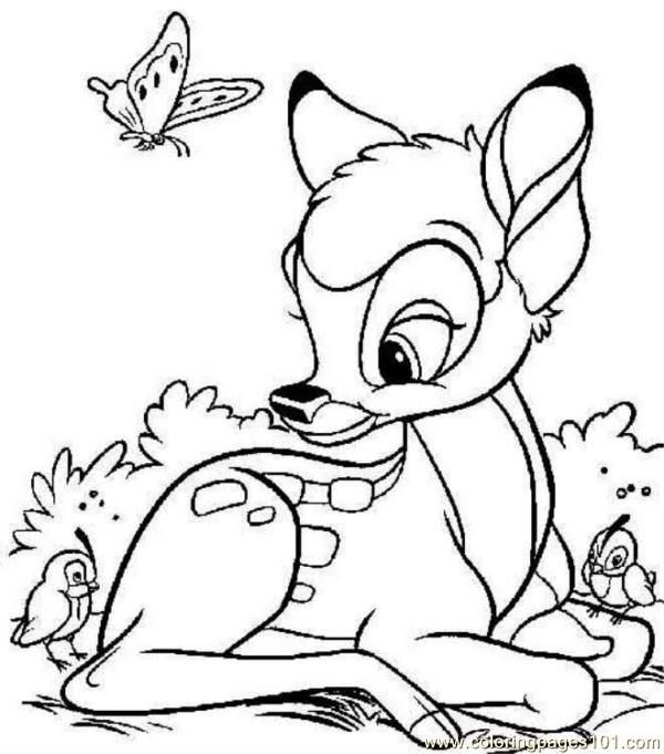 600x681 Deer Coloring Pages