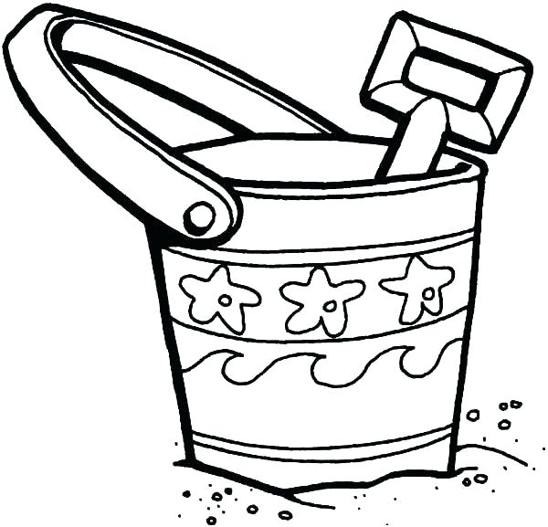 600x577 Bucket Filler Coloring Page Bucket Filler Free Cliprt Im