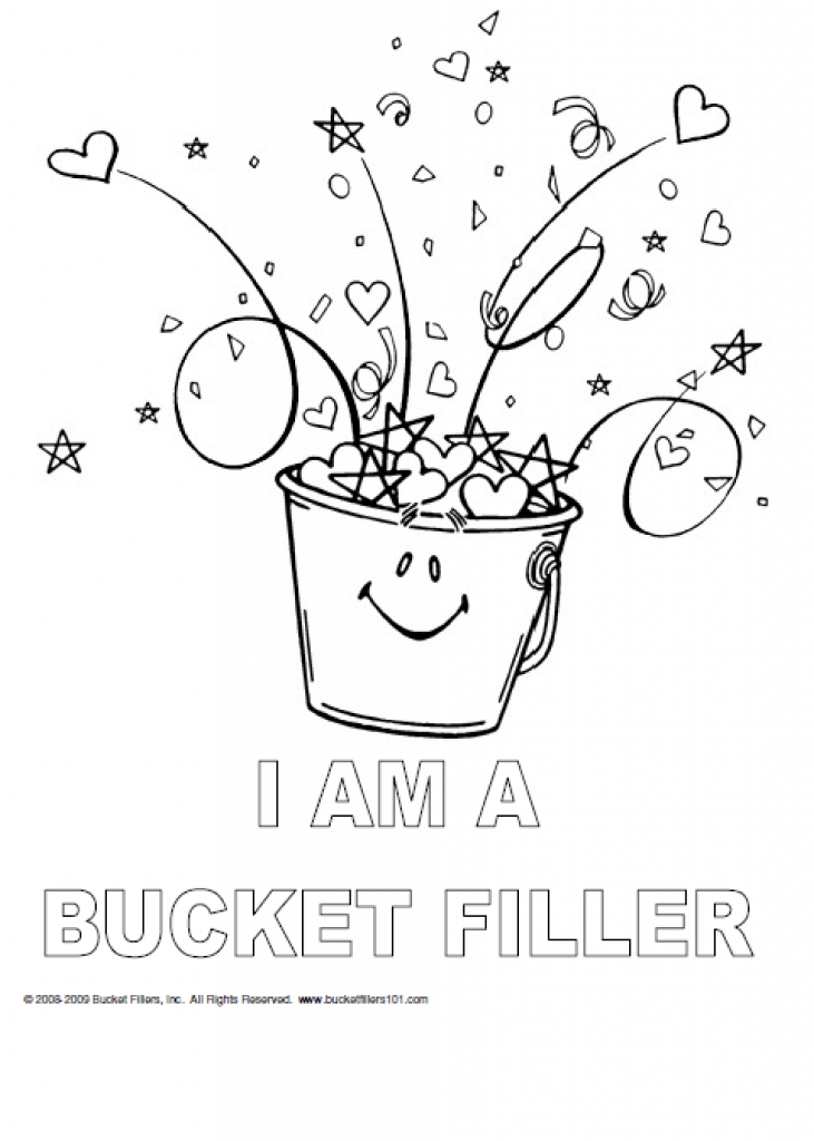 731x1024 Bucket Filling Coloring Pages Bucket Filler Coloring Page