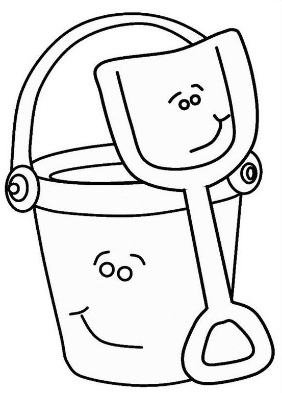 553x770 Smiling Bucket Coloring Page Animal Pages Of Kidscoloringpage