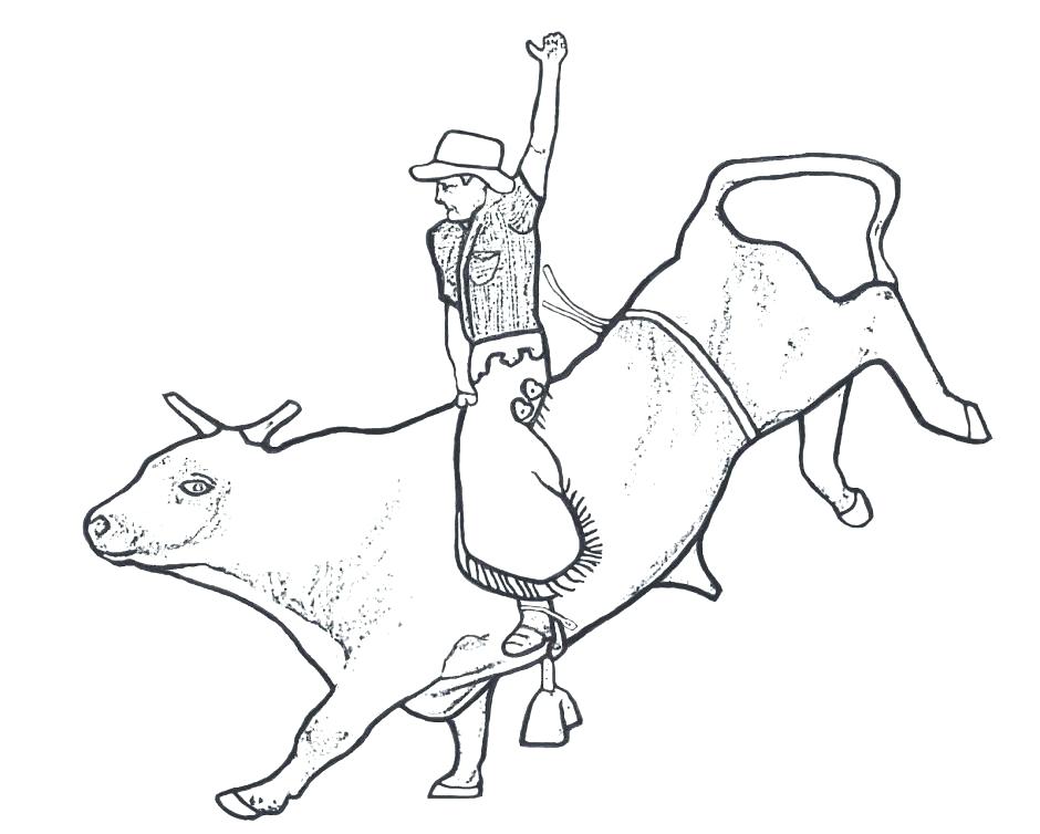 940x754 Bull Coloring Page Bucking Bull Coloring Page Red Bull Colouring