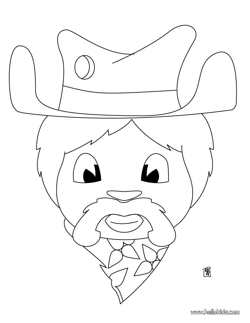 820x1060 Cowboy On Bucking Horse Coloring Pages