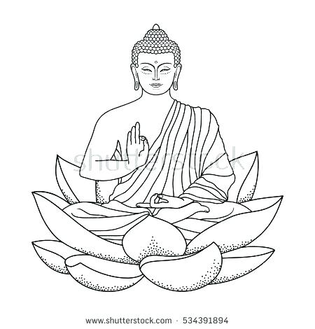 450x470 Buddha Coloring Pages Coloring Pages Buddha Coloring Pages