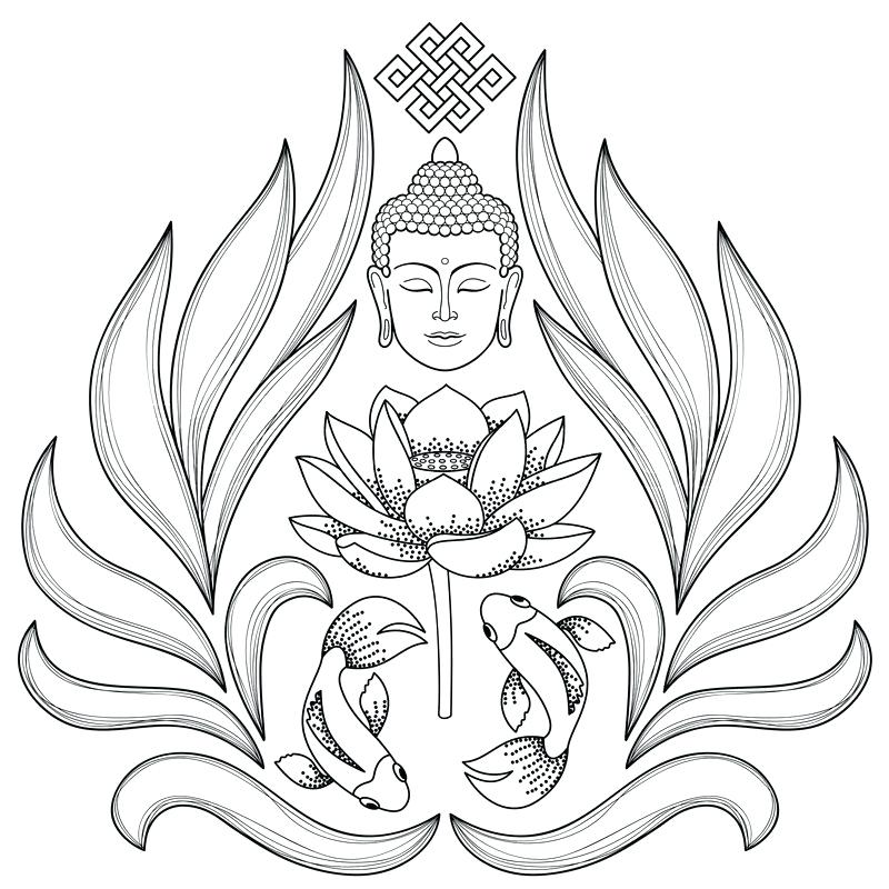 800x800 Buddhist Coloring Pages Coloring Page High Quality Tibetan Mandala