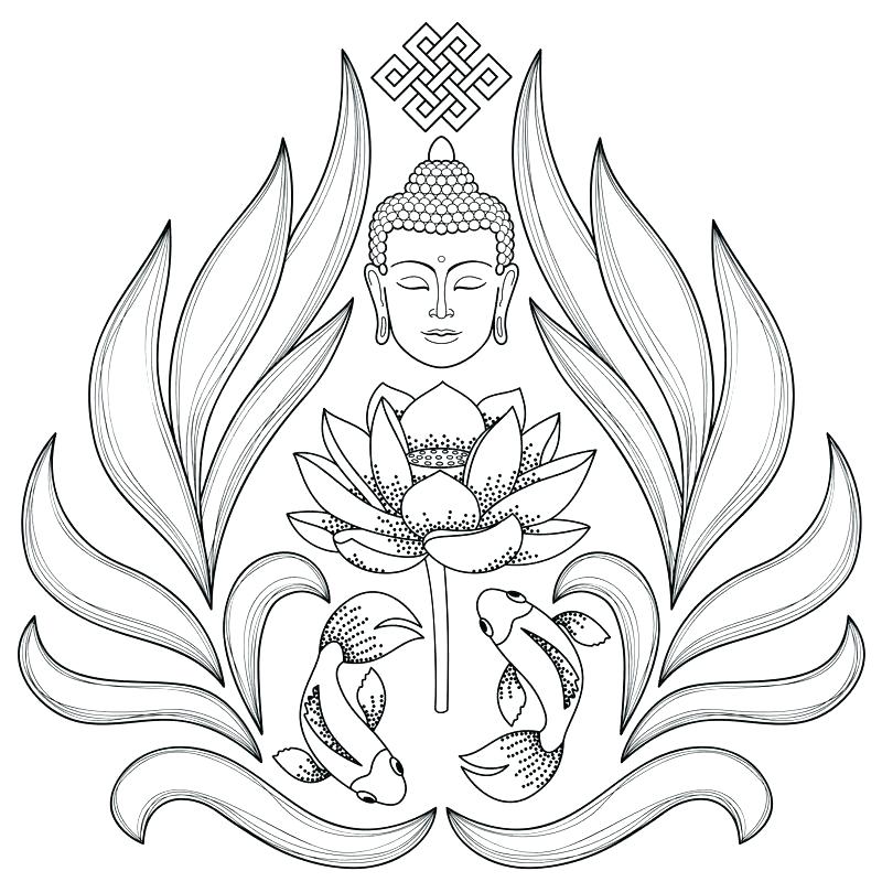 800x800 Buddha Coloring Page S Free Tibetan Mandala Coloring Pages