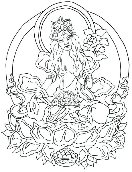 461x600 Buddhist Coloring Pages Coloring Pages Mandala Coloring Pages New