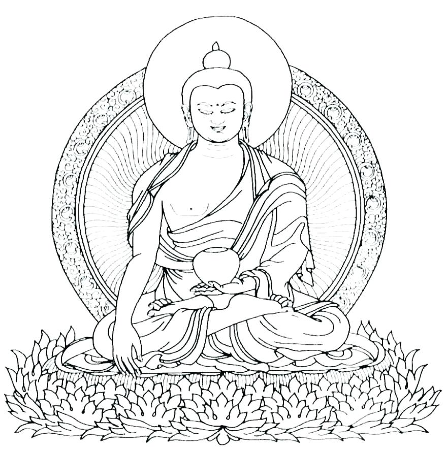 878x890 Buddha Coloring Pages Printable Coloring Pages Mythology Gods