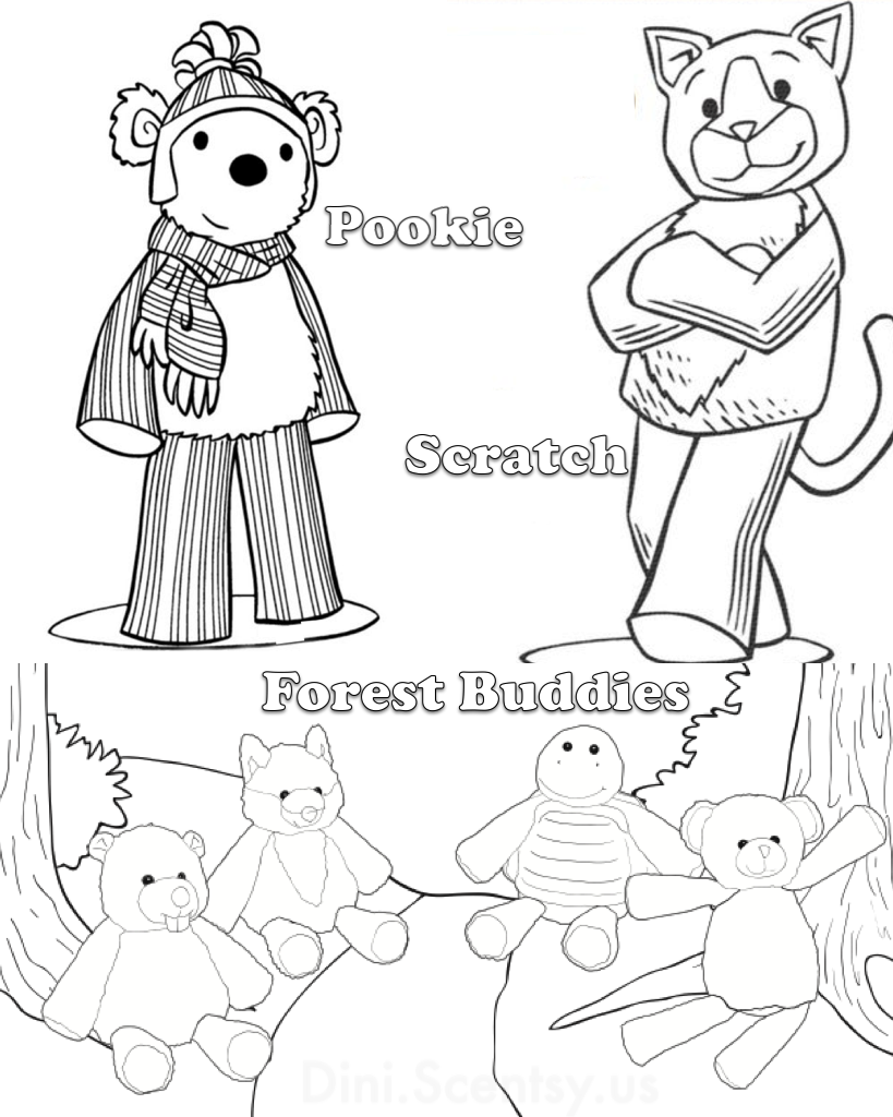819x1024 Adorable Scentsy Buddy Coloring Sheet! Your Kids Will Love