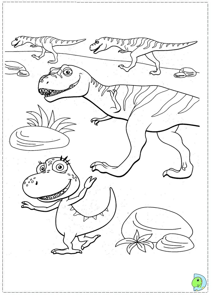 691x960 Dinosaur Train Coloring Pages Buddy. Train Coloring Page. Dinosaur