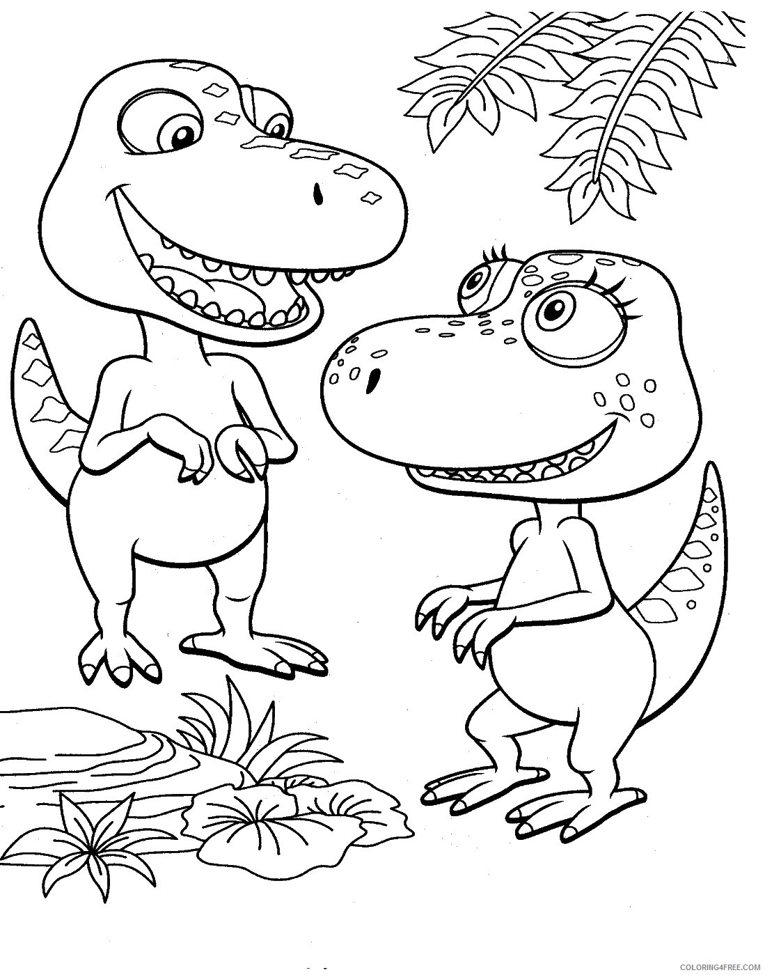 1099x1400 Dinosaur Train Coloring Pages Buddy And Annie Coloring4free
