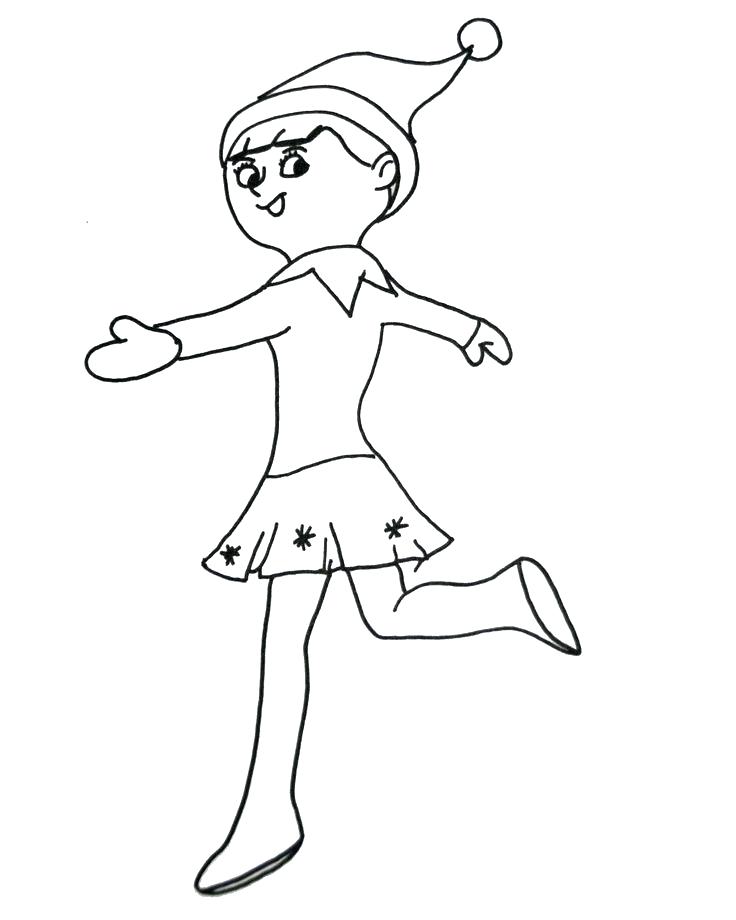 736x920 Elf Coloring Pages Buddy The Elf Coloring Pages Elf On The Shelf