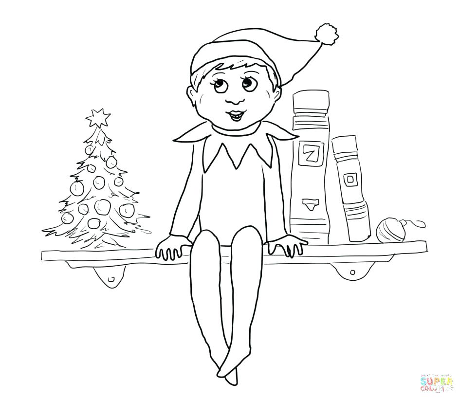 945x820 Elf Coloring Pages Buddy The Elf Coloring Pages Pin Coloring 3