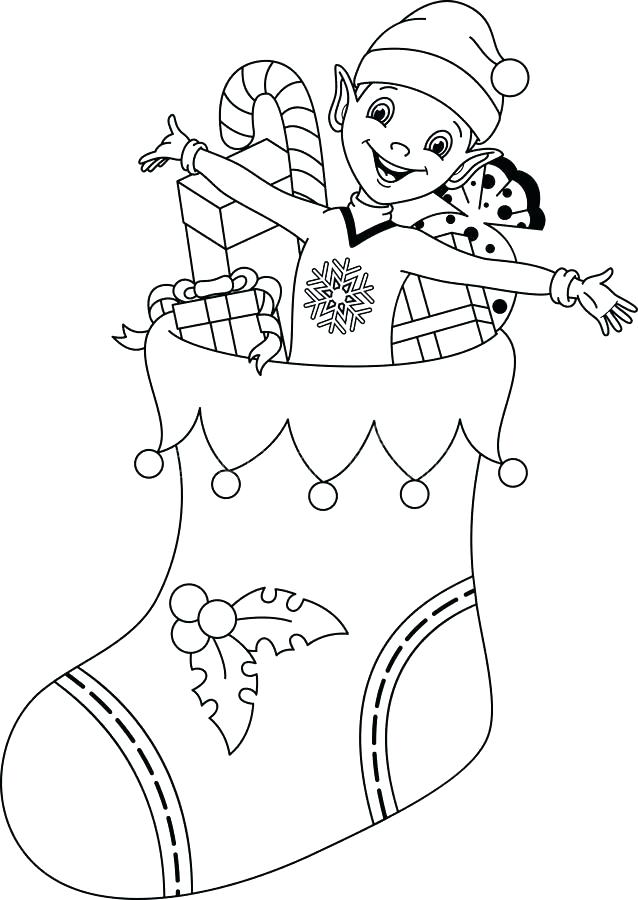 638x900 Mistletoe Coloring Page Elf Coloring Download Elf Coloring Page