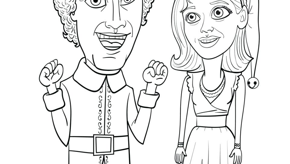 960x544 Coloring Buddy The Elf Coloring Pages Page Pin 3 On Shelf Doll