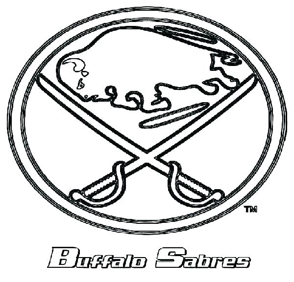 600x577 Bison Coloring Page Bison Coloring Pages Buffalo Bills Colouring