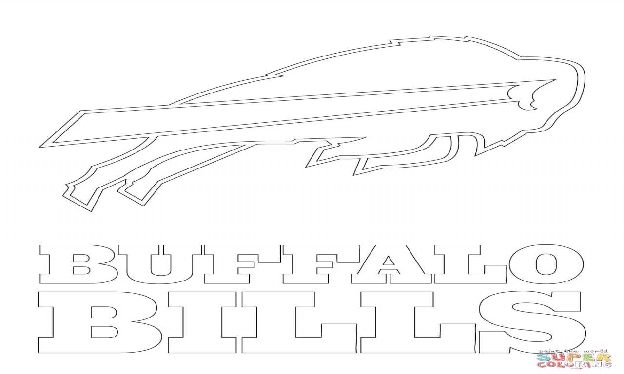 1280x768 Fox Logo Coloring Buffalo Bills Page Pages