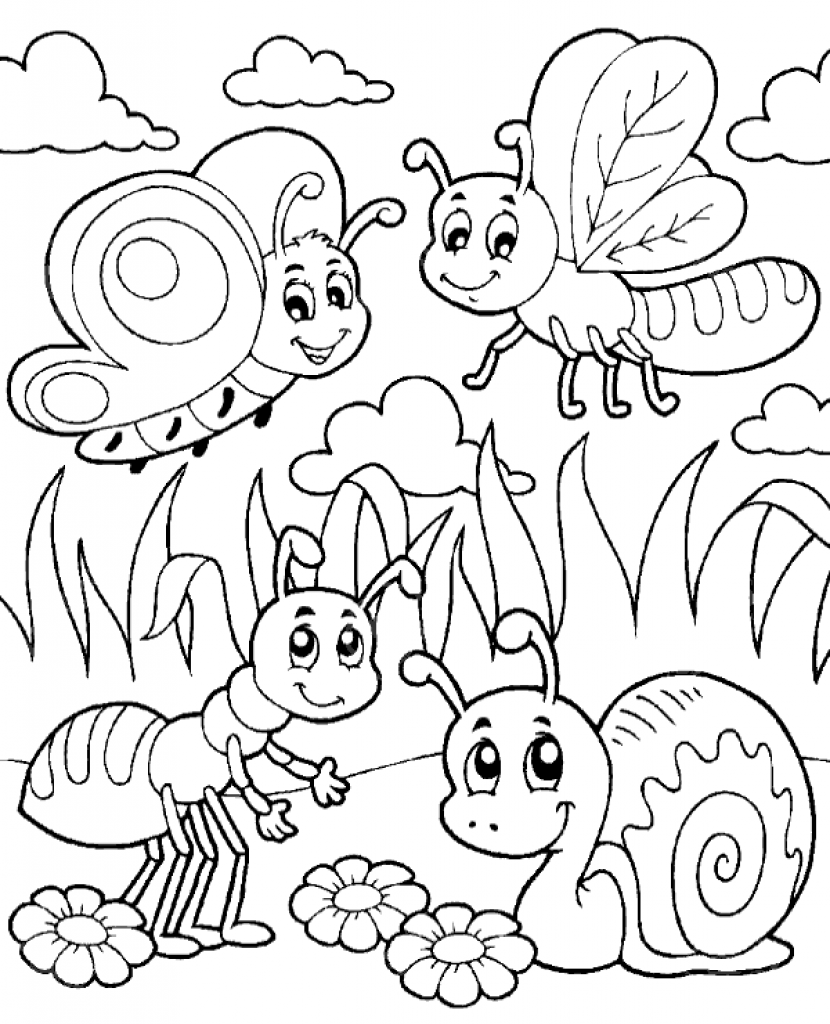Bug Coloring Pages