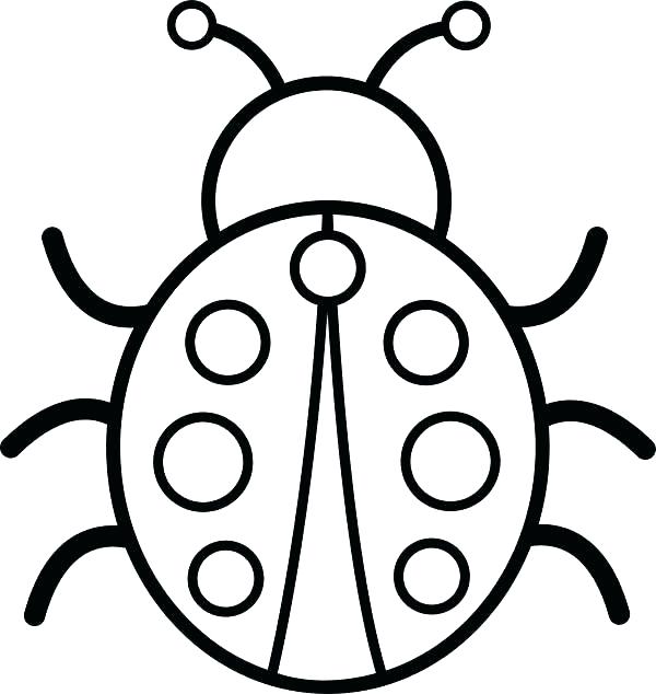 600x634 Coloring Bugs Love Bug Coloring Pages Bug Coloring Pages Lady Bug