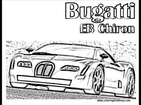Bugatti Coloring Pages