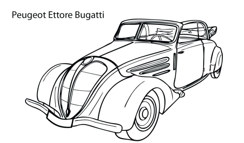 1024x600 Bugatti Coloring Pages