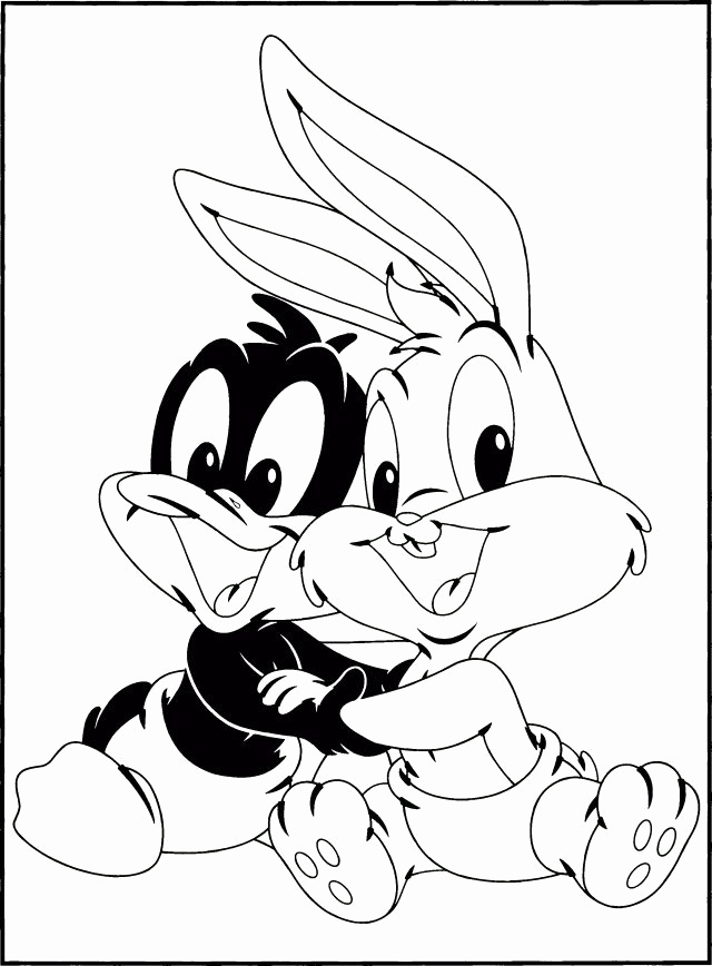Bugs Bunny Christmas Coloring Pages
