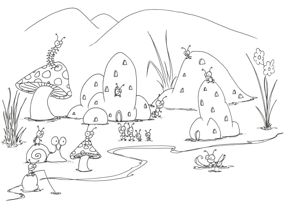 1000x710 Bugs Coloring Pages Bugs Bunny Coloring Sheets Printable