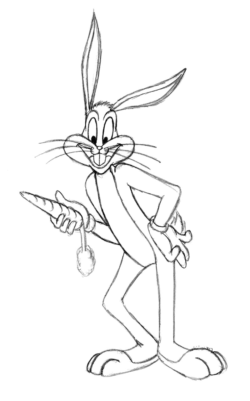 800x1284 Christmas Coloring In Pages Bugs Bunny
