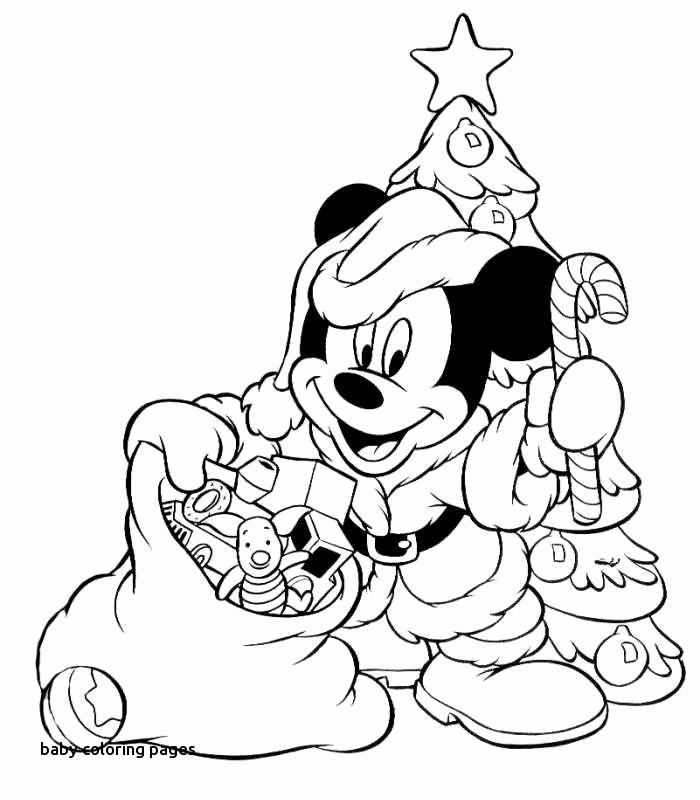 700x800 Disney Coloring Pages Mickey Mouse As Santa Christmas Coloring
