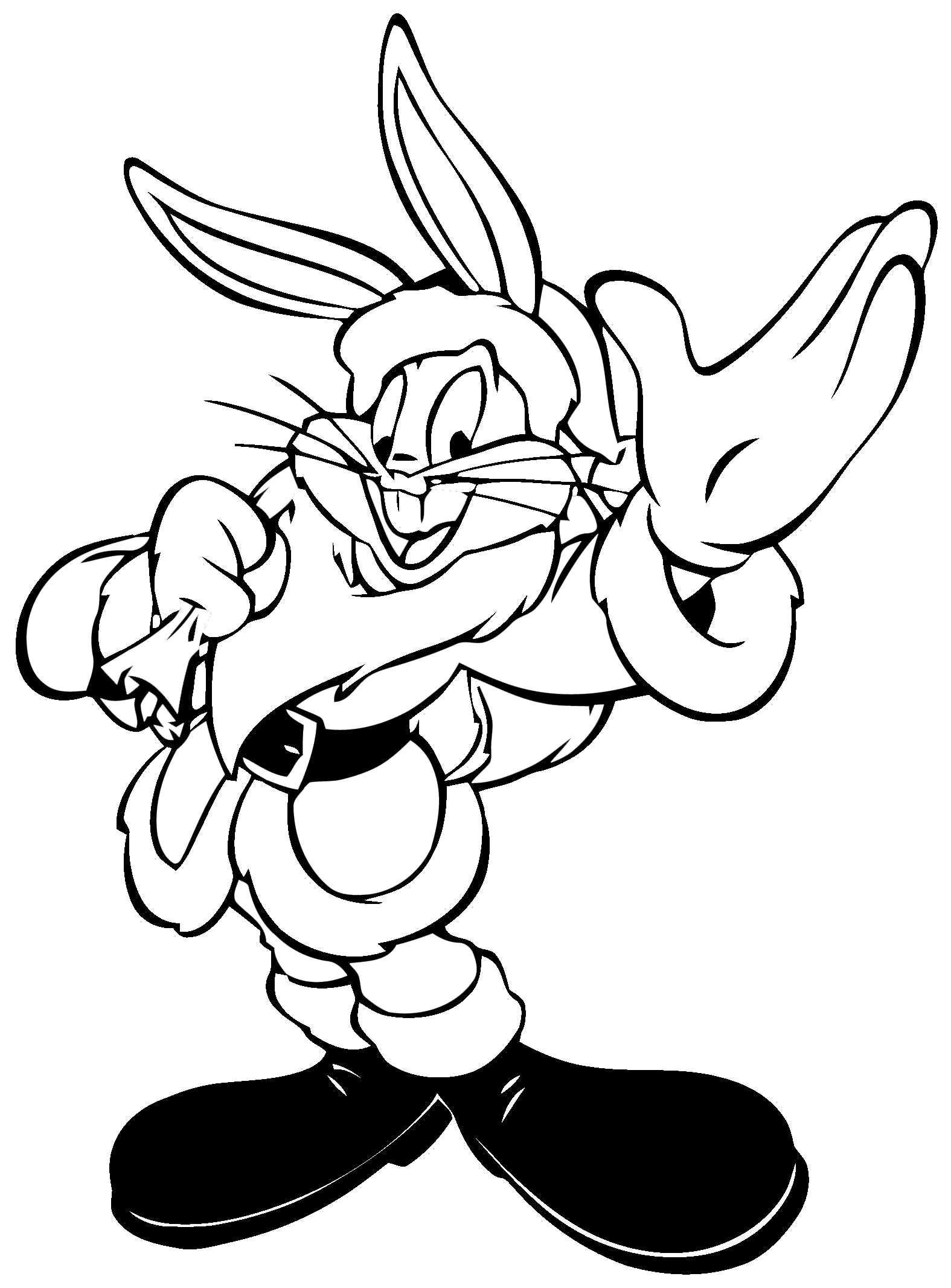 1575x2133 Bugs Bunny Christmas Coloring Pages Free Coloring For Kids 2018