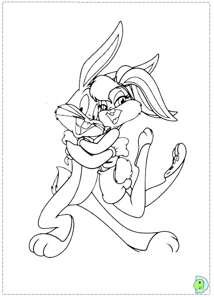 691x960 Bugs Bunny Coloring Page Baby Bugs Bunny Coloring Pages Photo 1