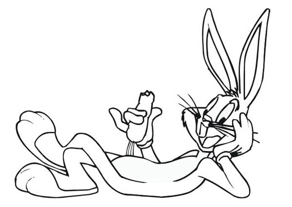 600x425 Impressive Design Bugs Bunny Coloring Pages Printable To Print