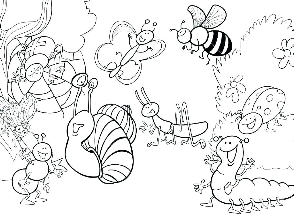 1024x746 Marvelous Bug Coloring Pages Bug Coloring Pages For Preschool Bugs