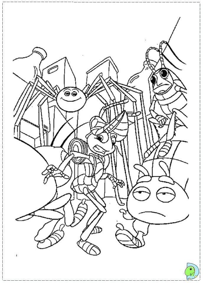 Bugs Life Coloring Pages