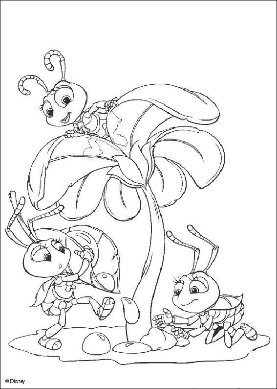 567x794 A Bugs Life 03 Coloring Page