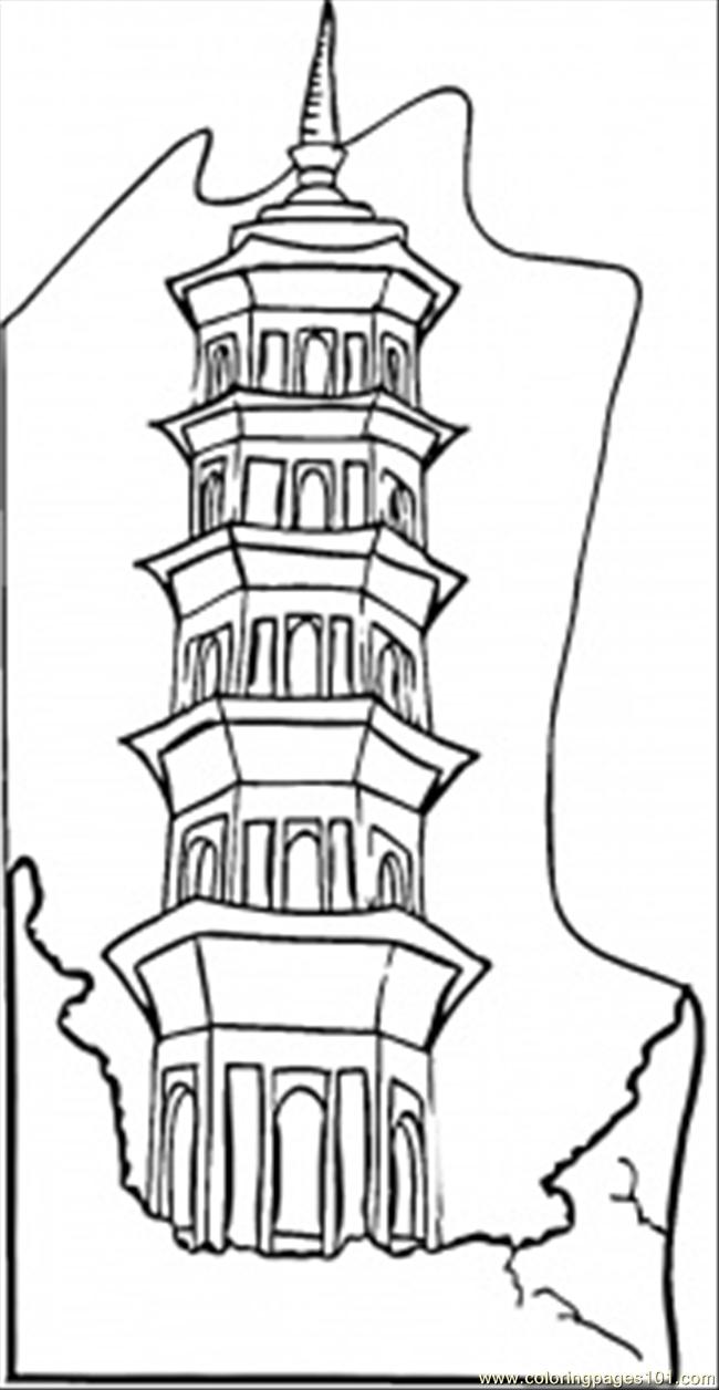 Building Blocks Coloring Pages