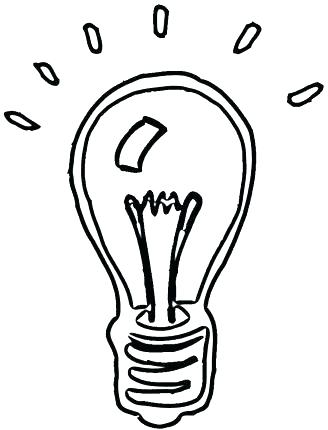 328x430 Light Bulb Coloring Page Plus Idea Light Bulb Coloring Page