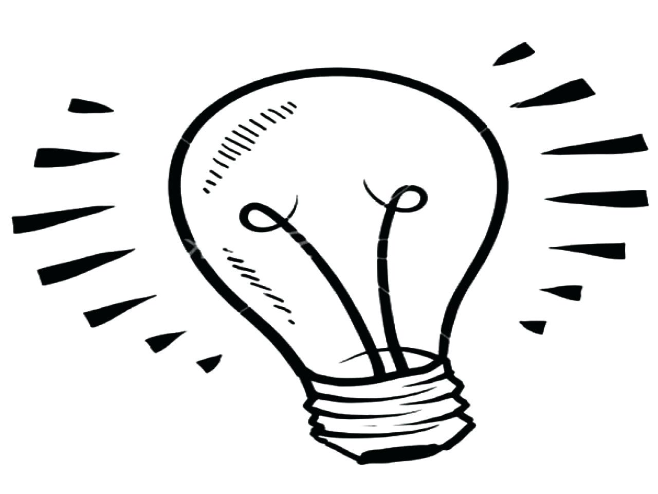 1280x960 Light Bulb Coloring Page Sheet Fluorescent Pages Size Tubes
