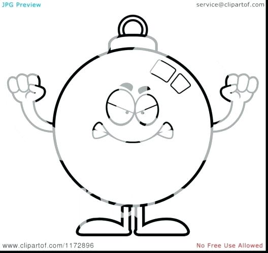 528x500 Christmas Bulb Coloring Page Medium Size Of Light Coloring Page