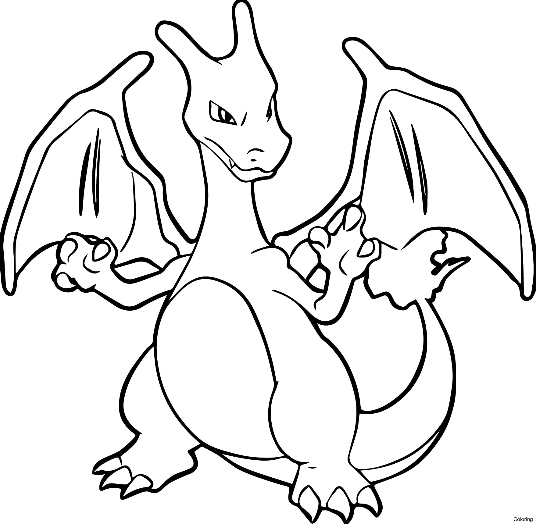 1758x1719 Charmander Coloring Page Pokemon Pikachu Bulbasaur Collection