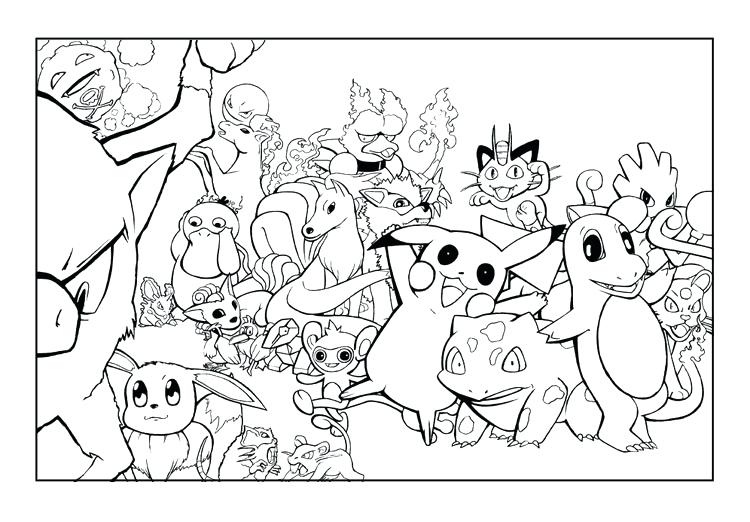 750x522 Pokemon Coloring Pages Bulbasaur Characters Coloring Sheet