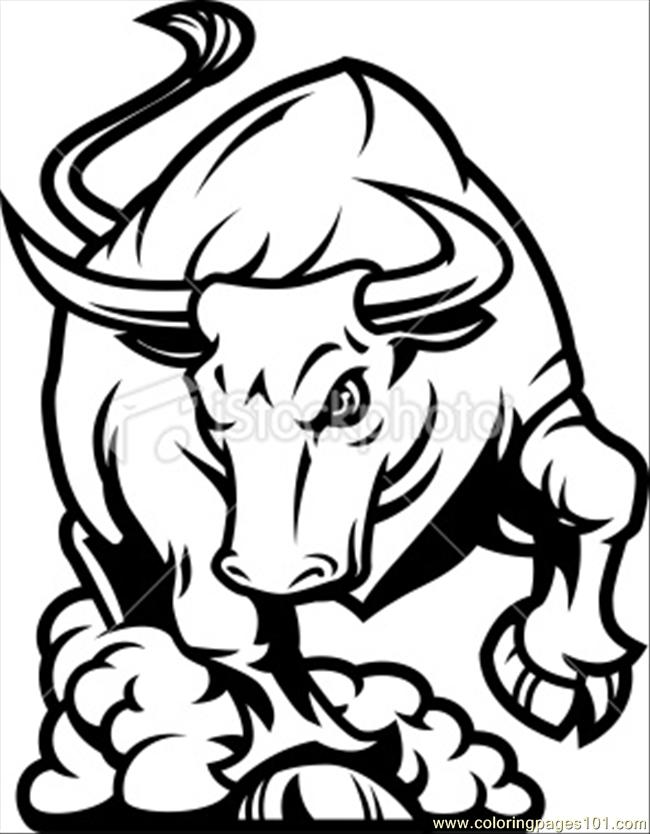 650x834 Coloring Pages Of Bulls 37 Bull Coloring Page Bucking Bulls