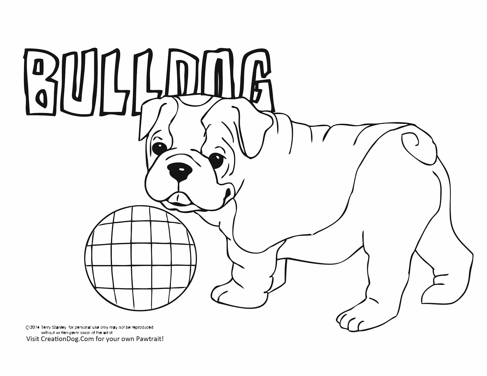 1600x1237 Bulldog Coloring Pages For Kids