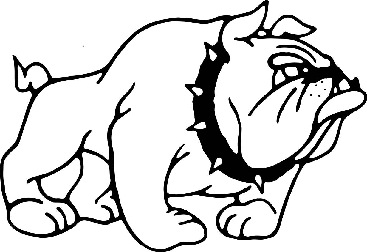 1231x848 Great Bulldog Coloring Pages 15 With Additional Free Colouring